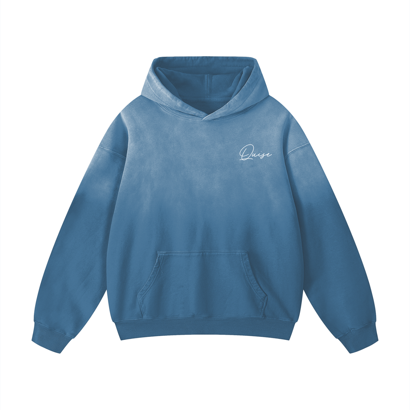 “Money Raised” Elegant Oversized Hoodie (White Logo)