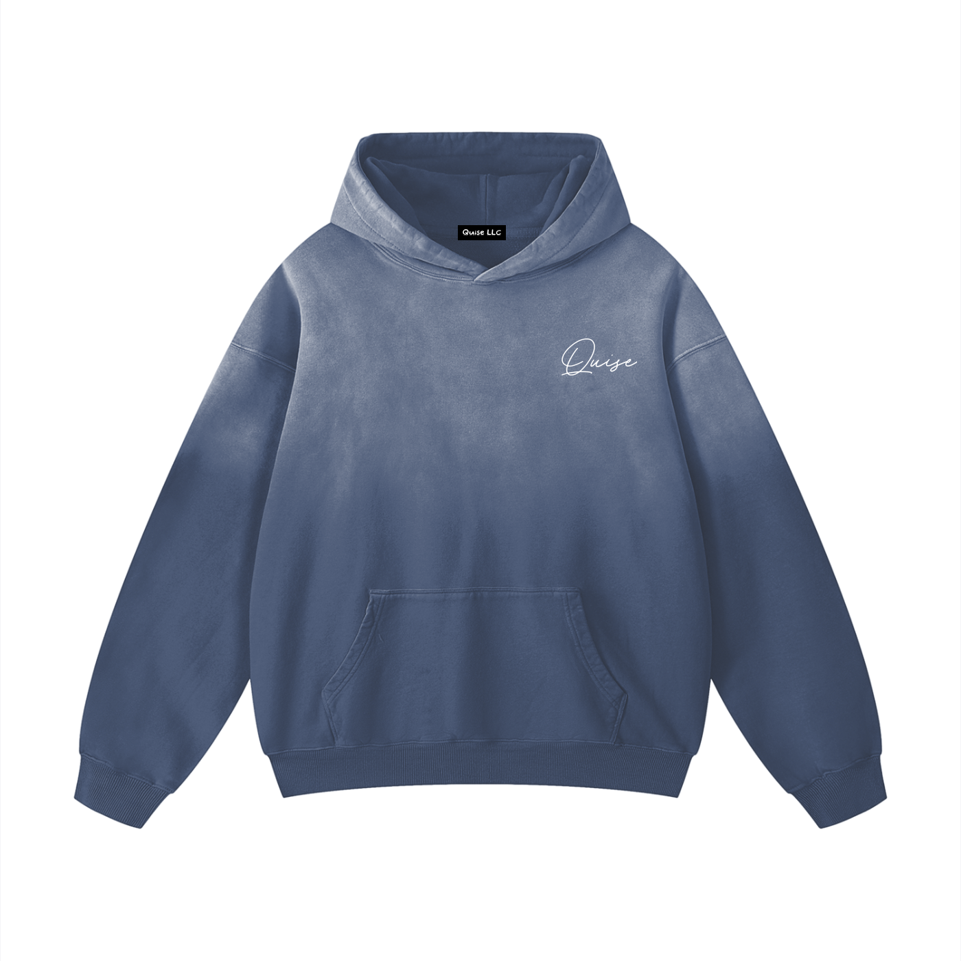 “Money Raised” Elegant Oversized Hoodie (White Logo)