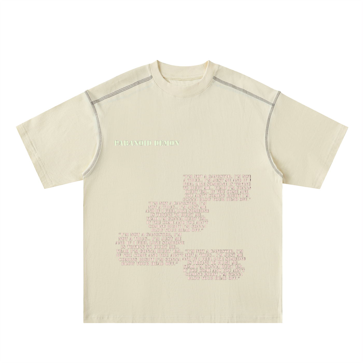 Paranoid Demon Stitched Tee