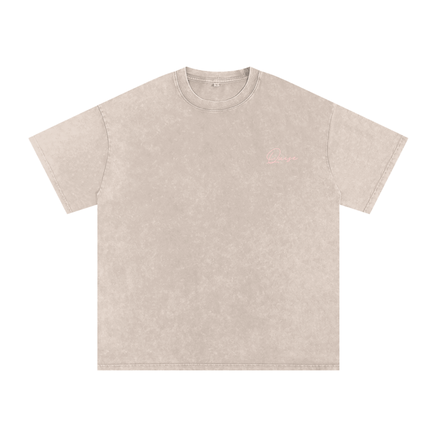 Quise Elegant T-Shirt (Pink Logo)