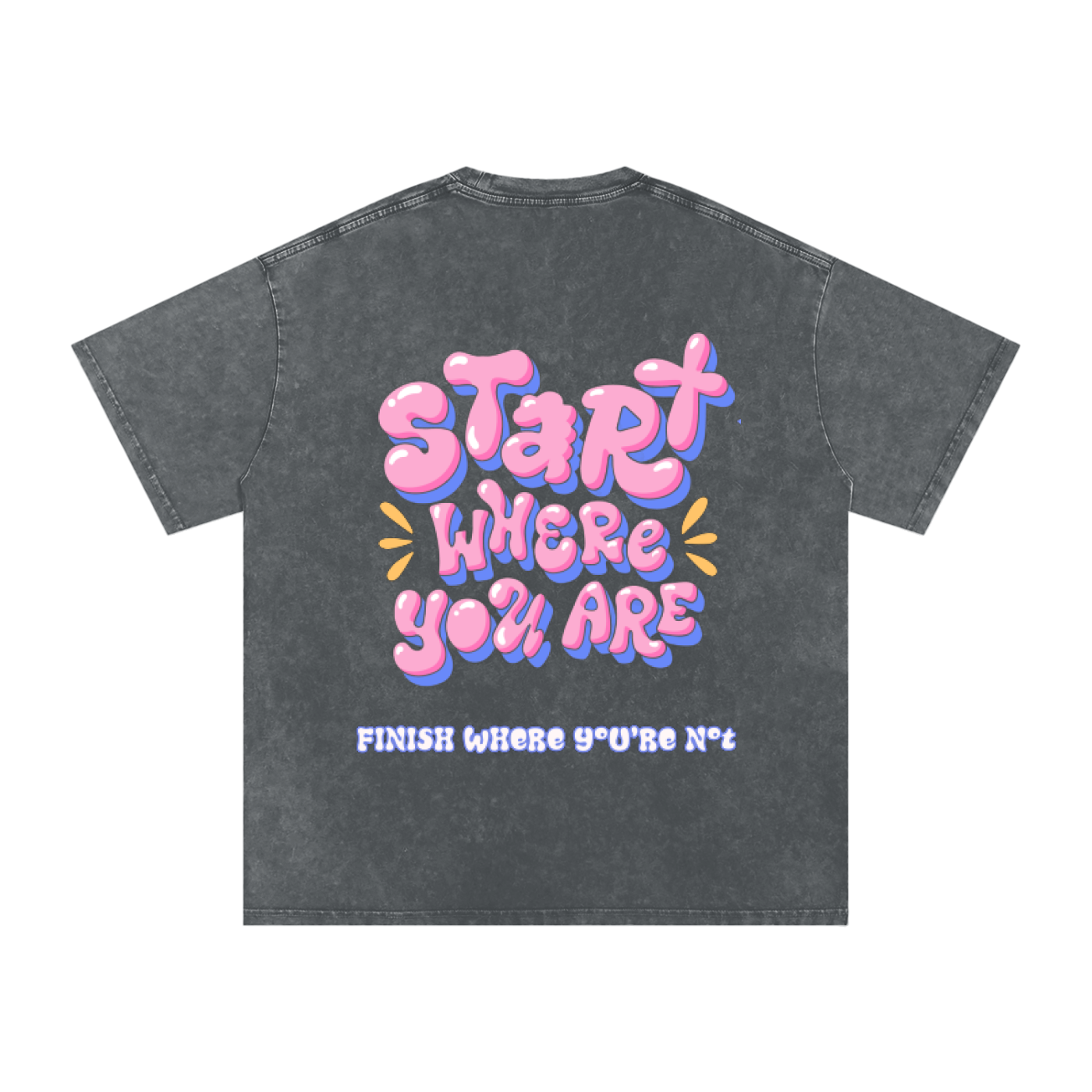 “Start 2 Finish” Oversized Luxury T-Shirt