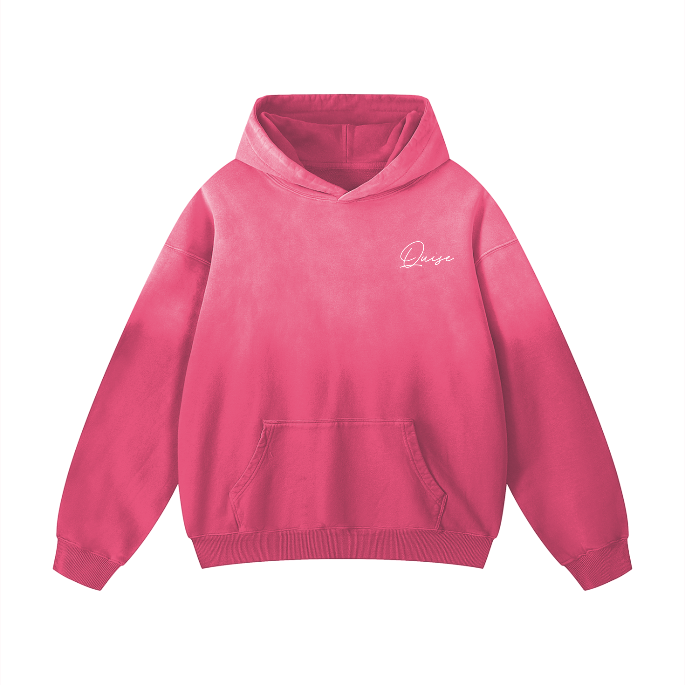 “Money Raised” Elegant Oversized Hoodie (White Logo)