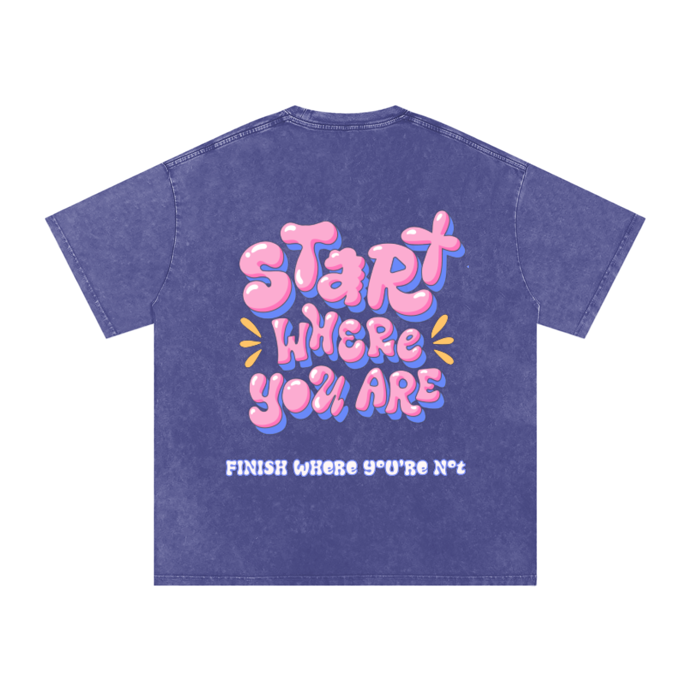 “Start 2 Finish” Oversized Luxury T-Shirt