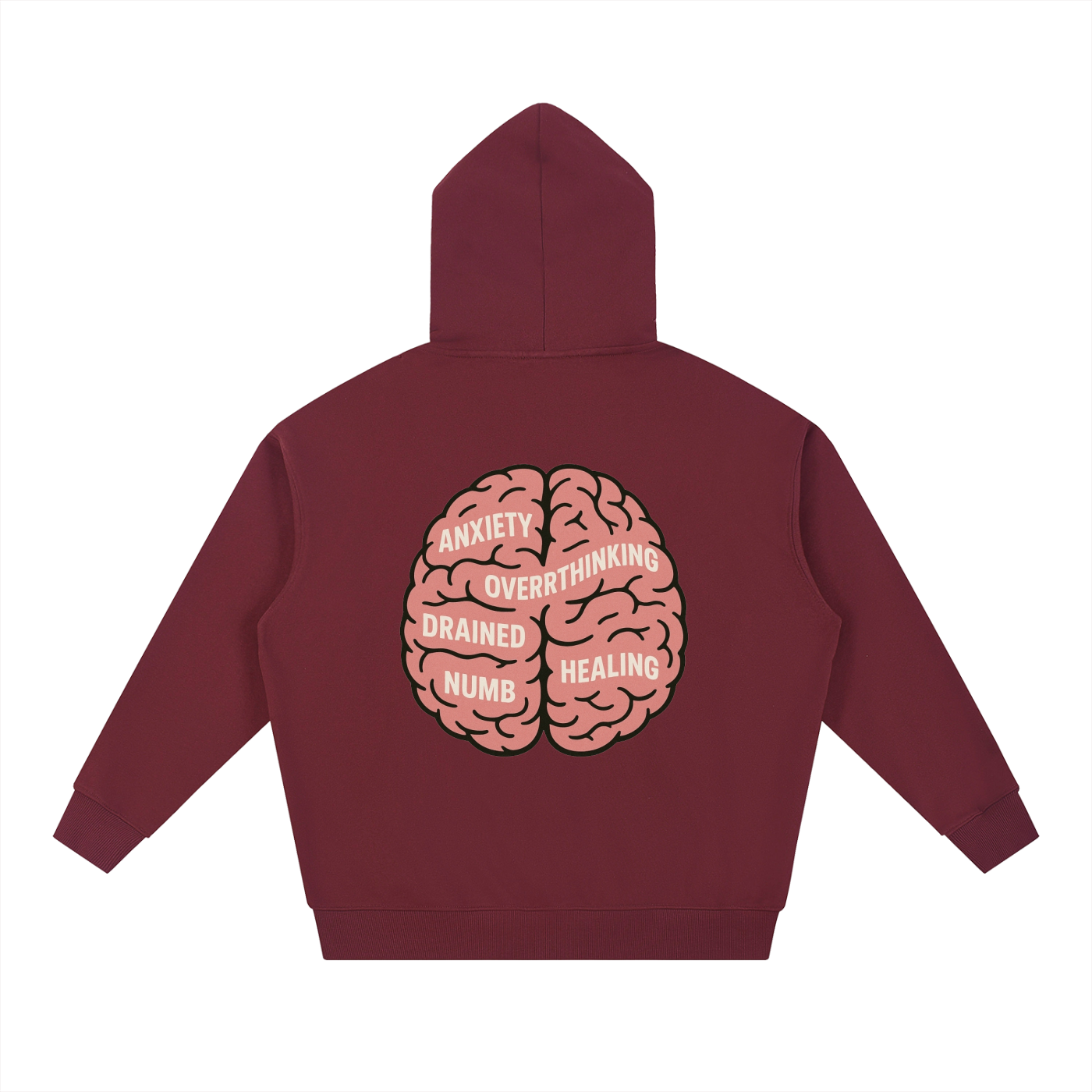 “Anxiety (Red) Mode” Hoodie