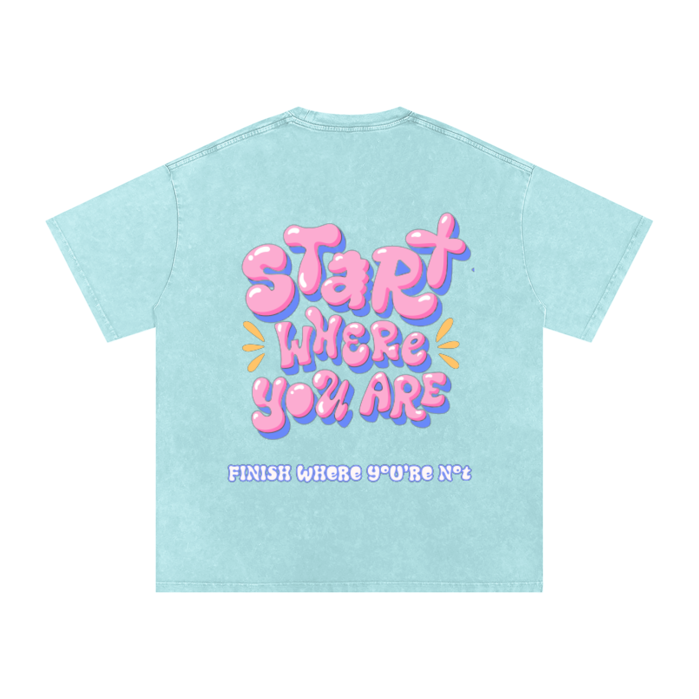 “Start 2 Finish” Oversized Luxury T-Shirt