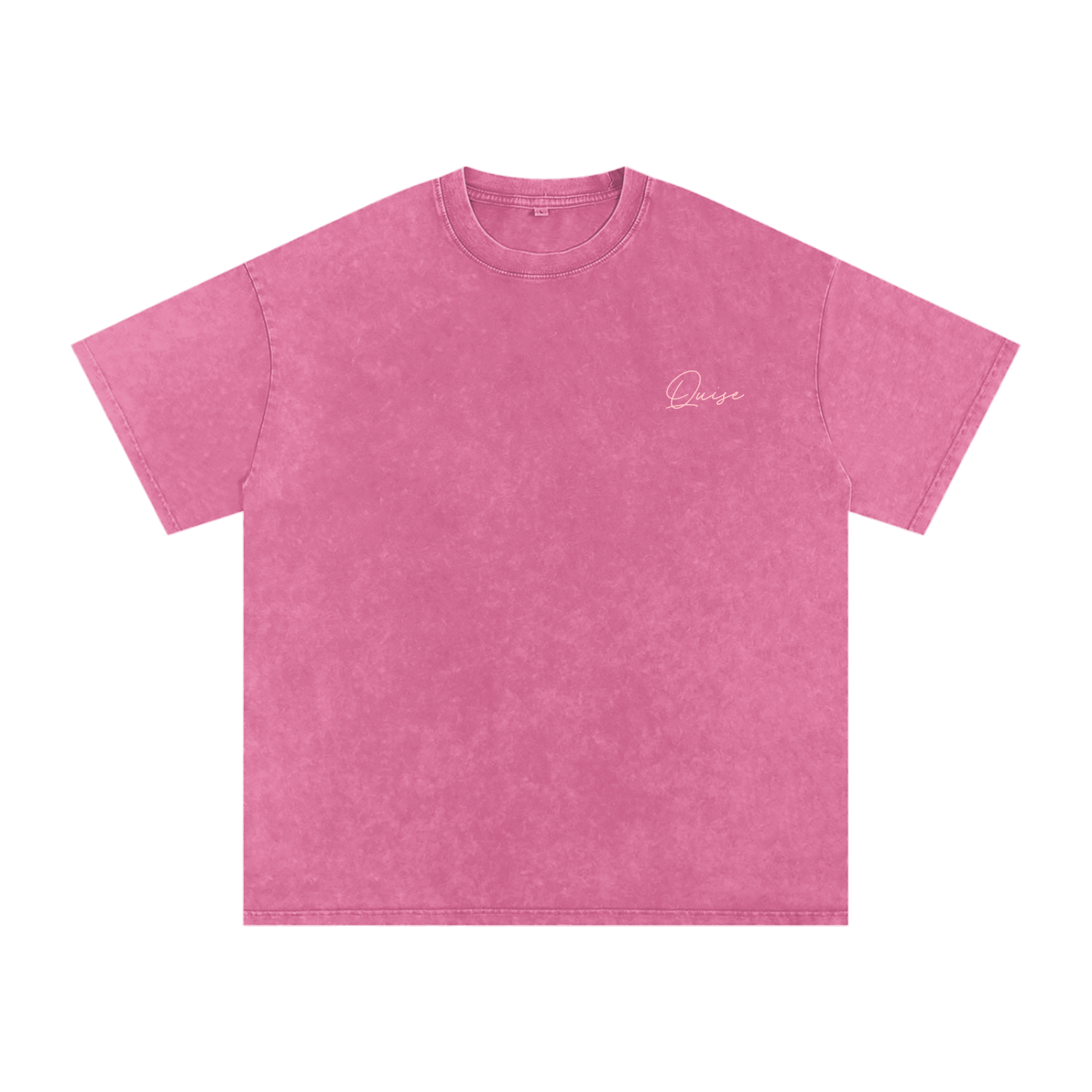 Quise Elegant T-Shirt (Pink Logo)