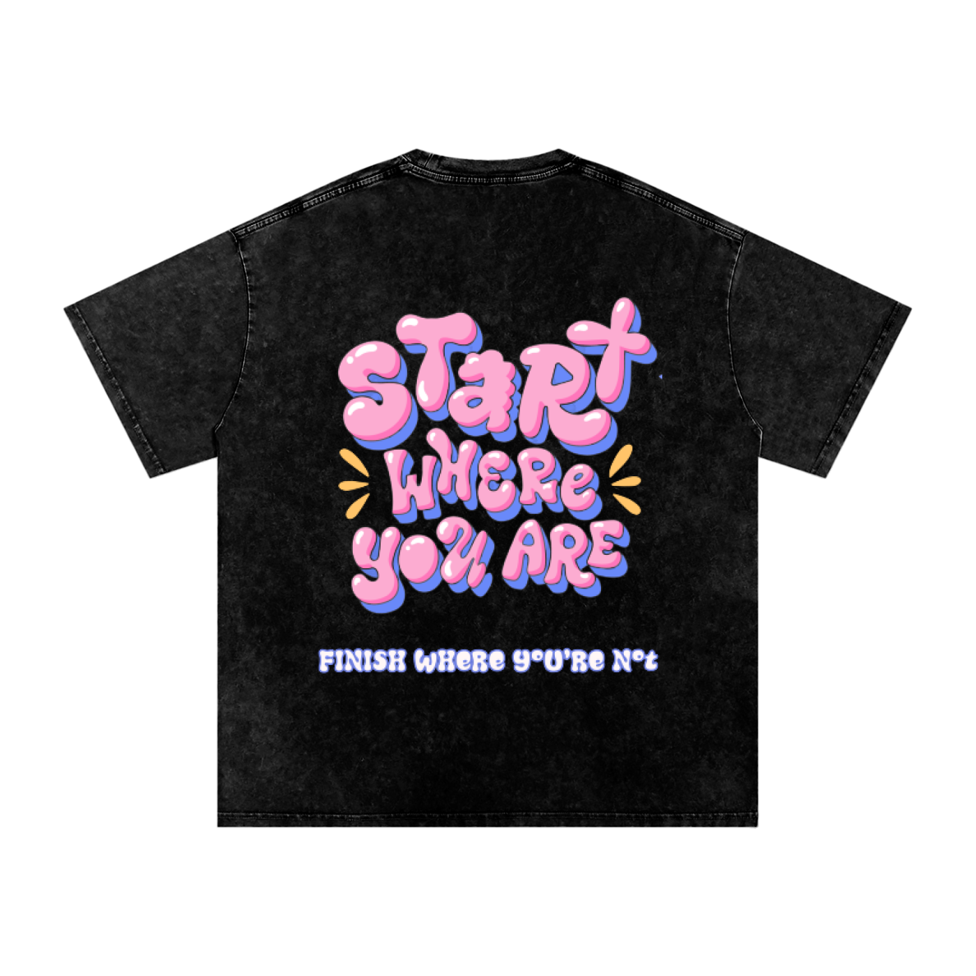 “Start 2 Finish” Oversized Luxury T-Shirt