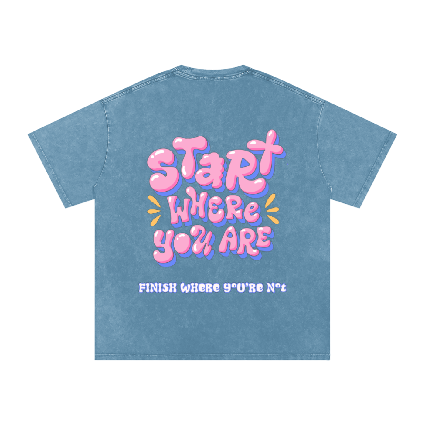“Start 2 Finish” Oversized Luxury T-Shirt