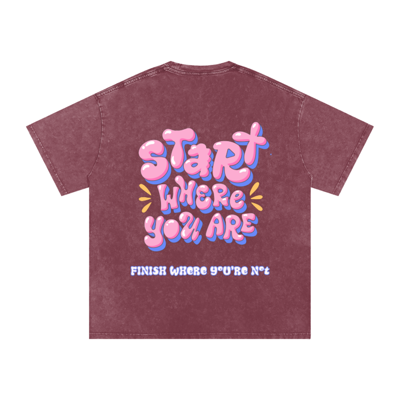 “Start 2 Finish” Oversized Luxury T-Shirt