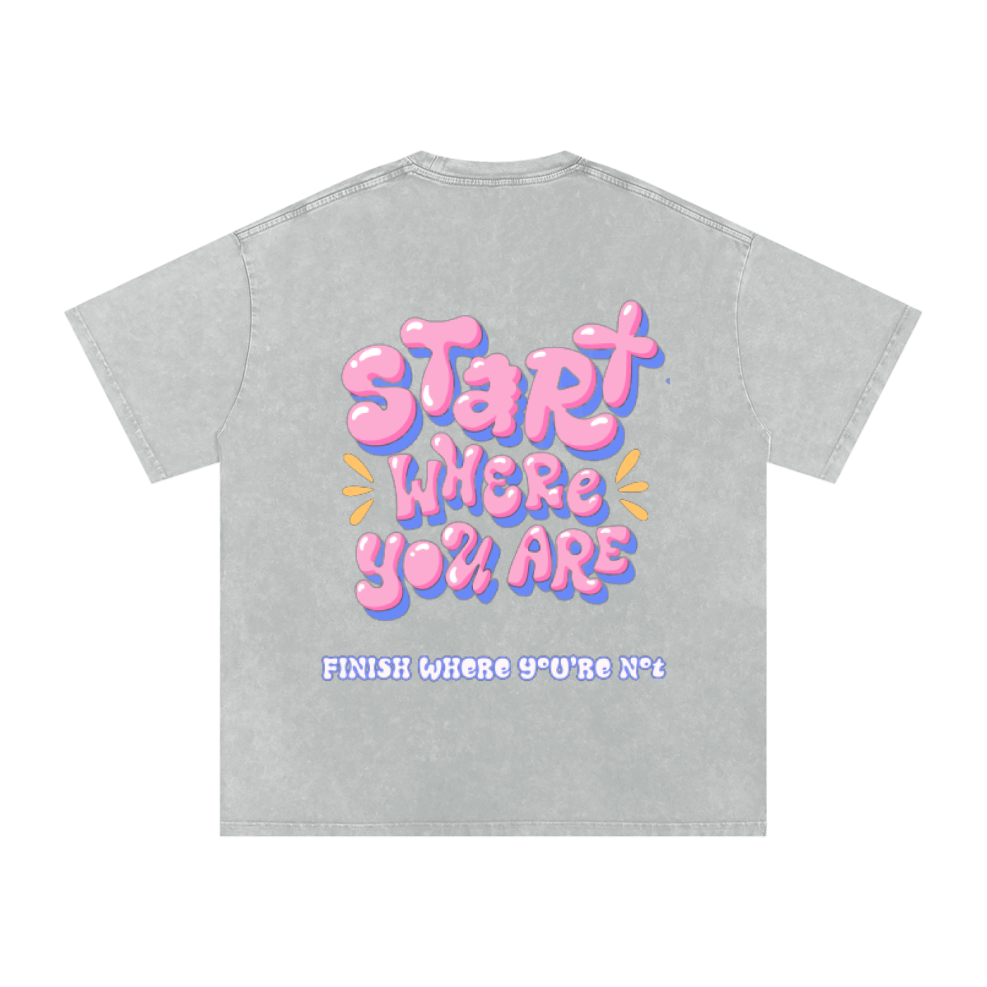 “Start 2 Finish” Oversized Luxury T-Shirt