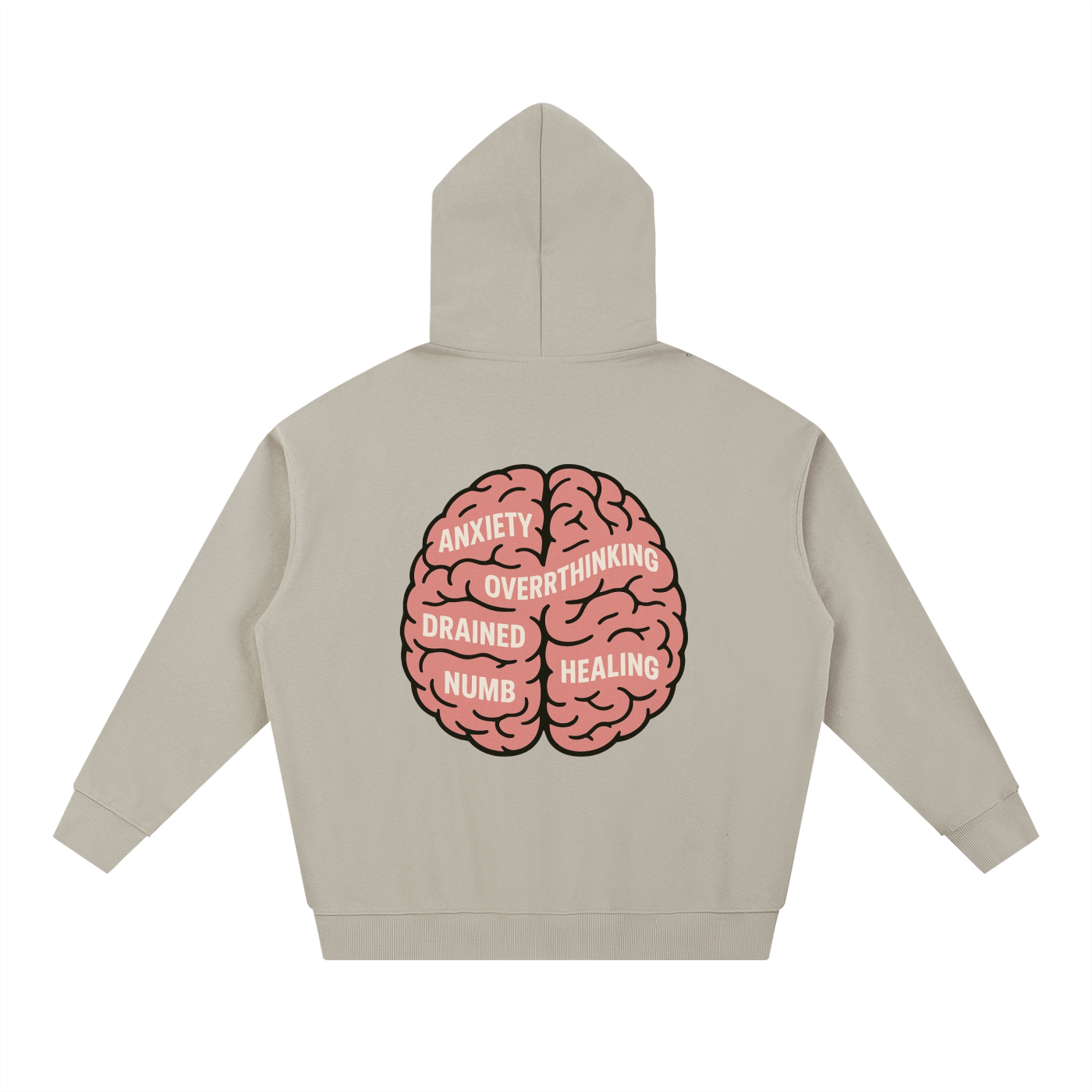“Anxiety (Red) Mode” Hoodie