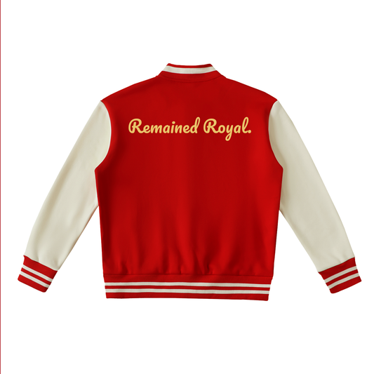 Luxury Remained Royal Varsity Jacket