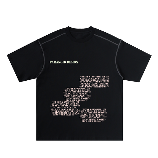 Paranoid Demon Stitched Tee