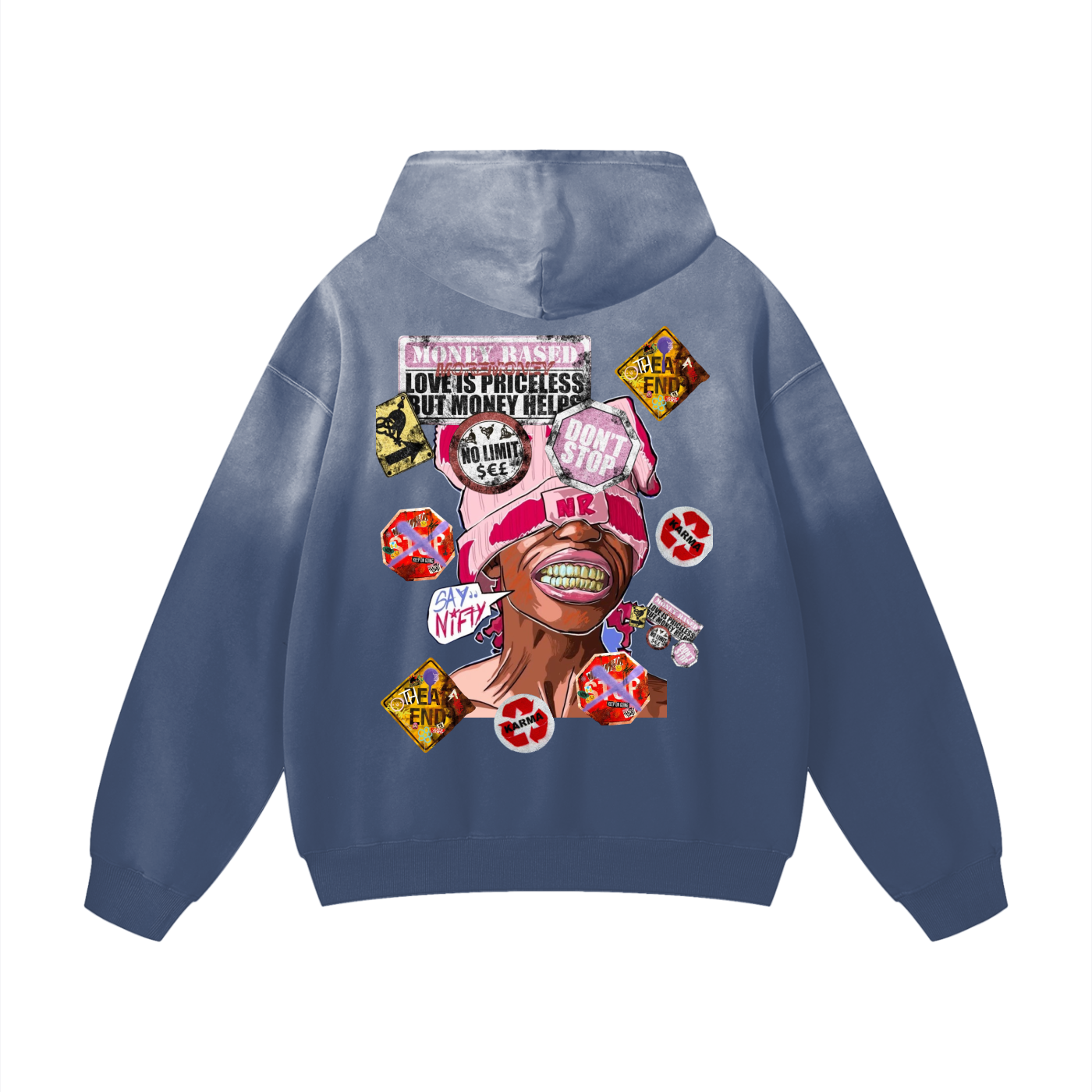 “Money Raised” Oversized Hoodie