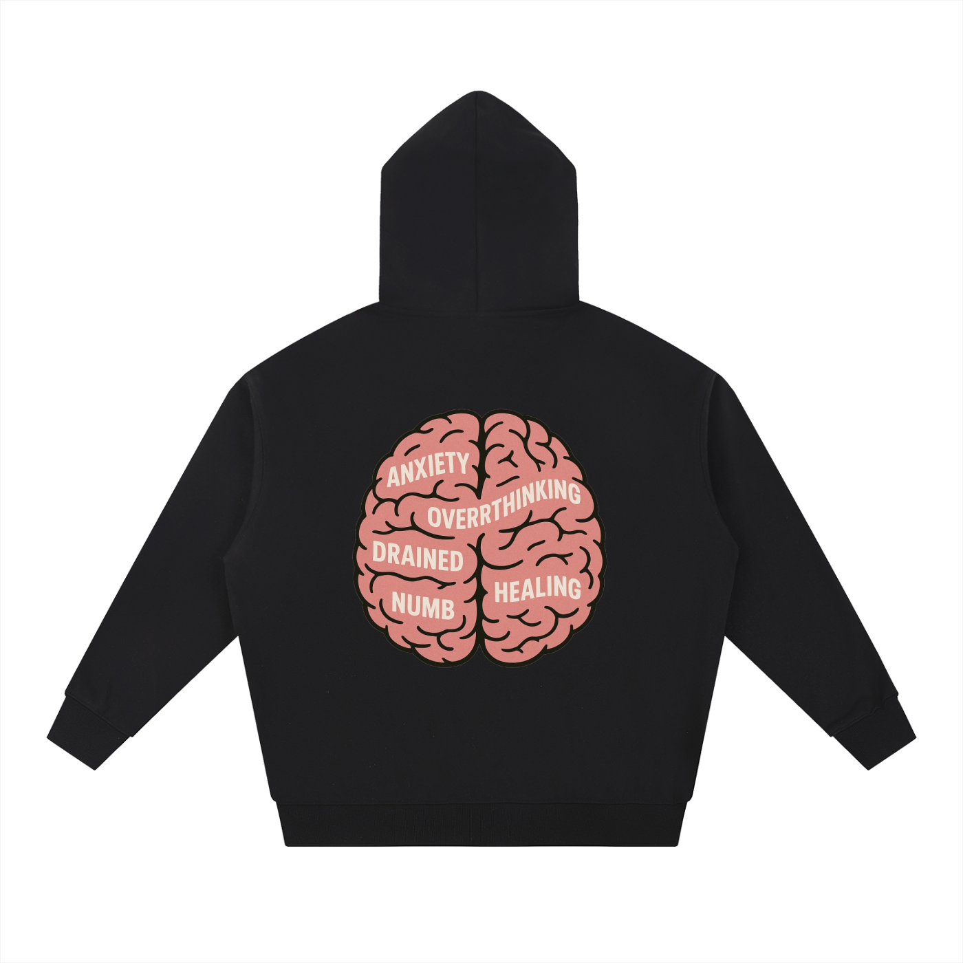 “Anxiety (Red) Mode” Hoodie