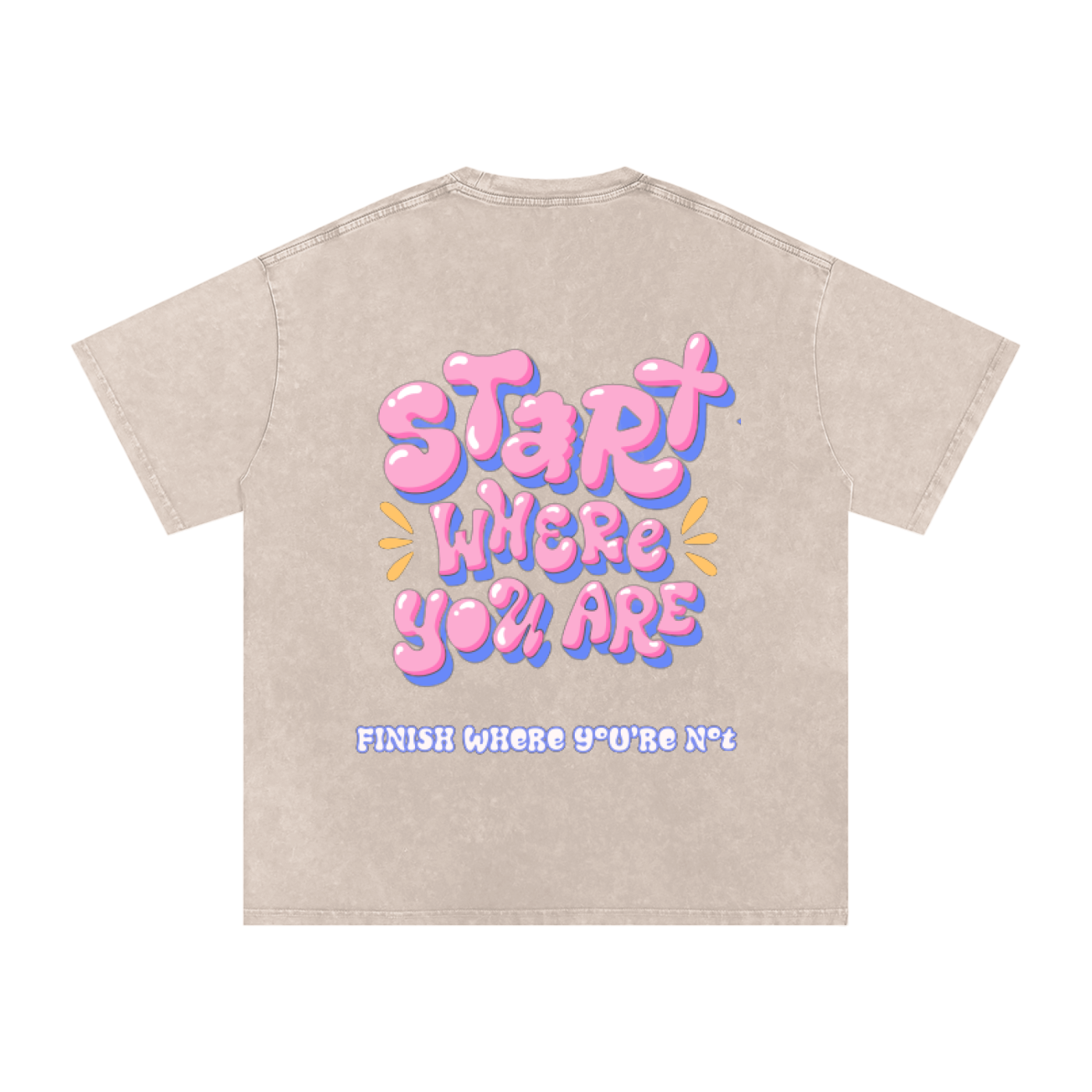 “Start 2 Finish” Oversized Luxury T-Shirt