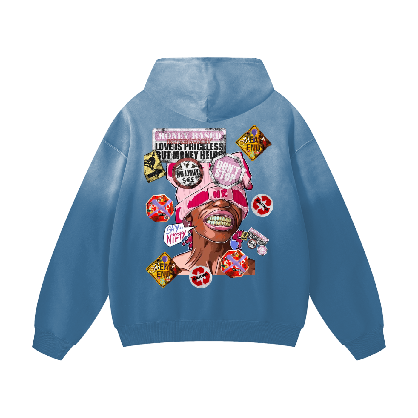 “Money Raised” Oversized Hoodie