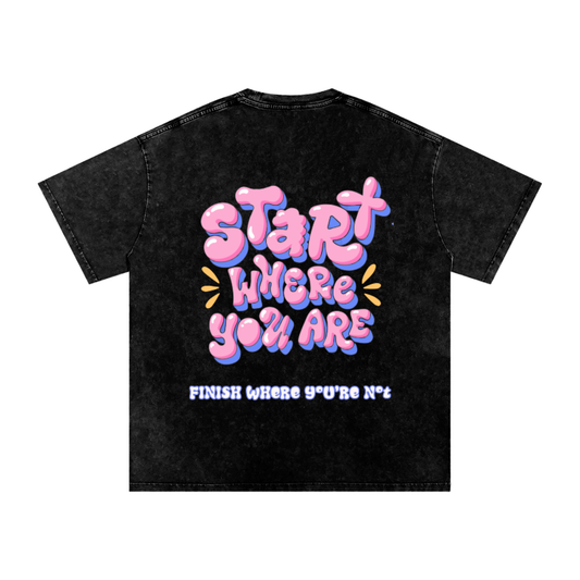 “Start 2 Finish” Oversized Luxury T-Shirt