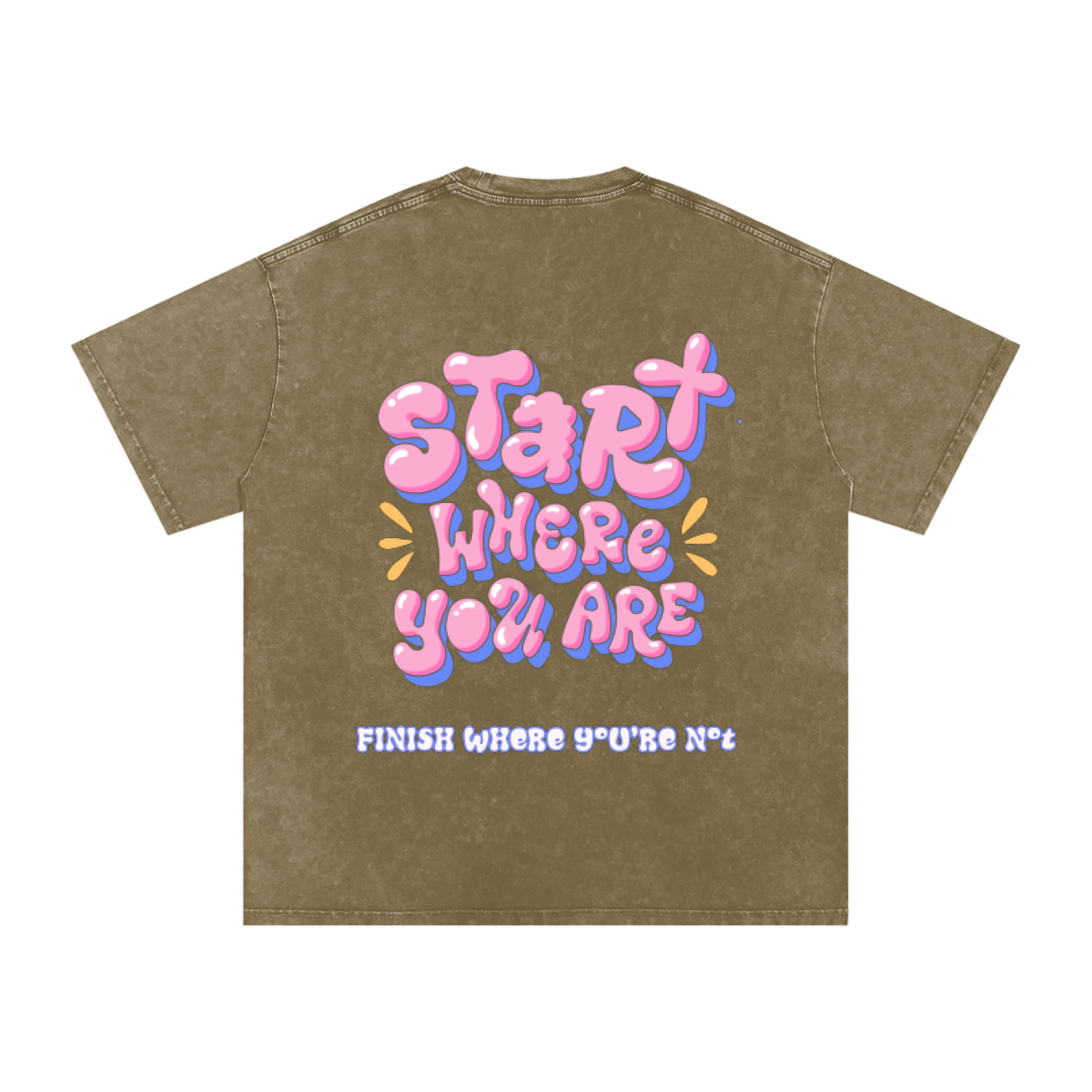 “Start 2 Finish” Oversized Luxury T-Shirt