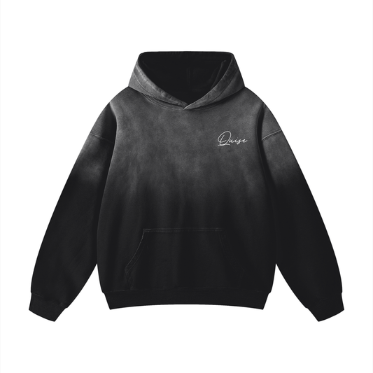 “Money Raised” Elegant Oversized Hoodie (White Logo)