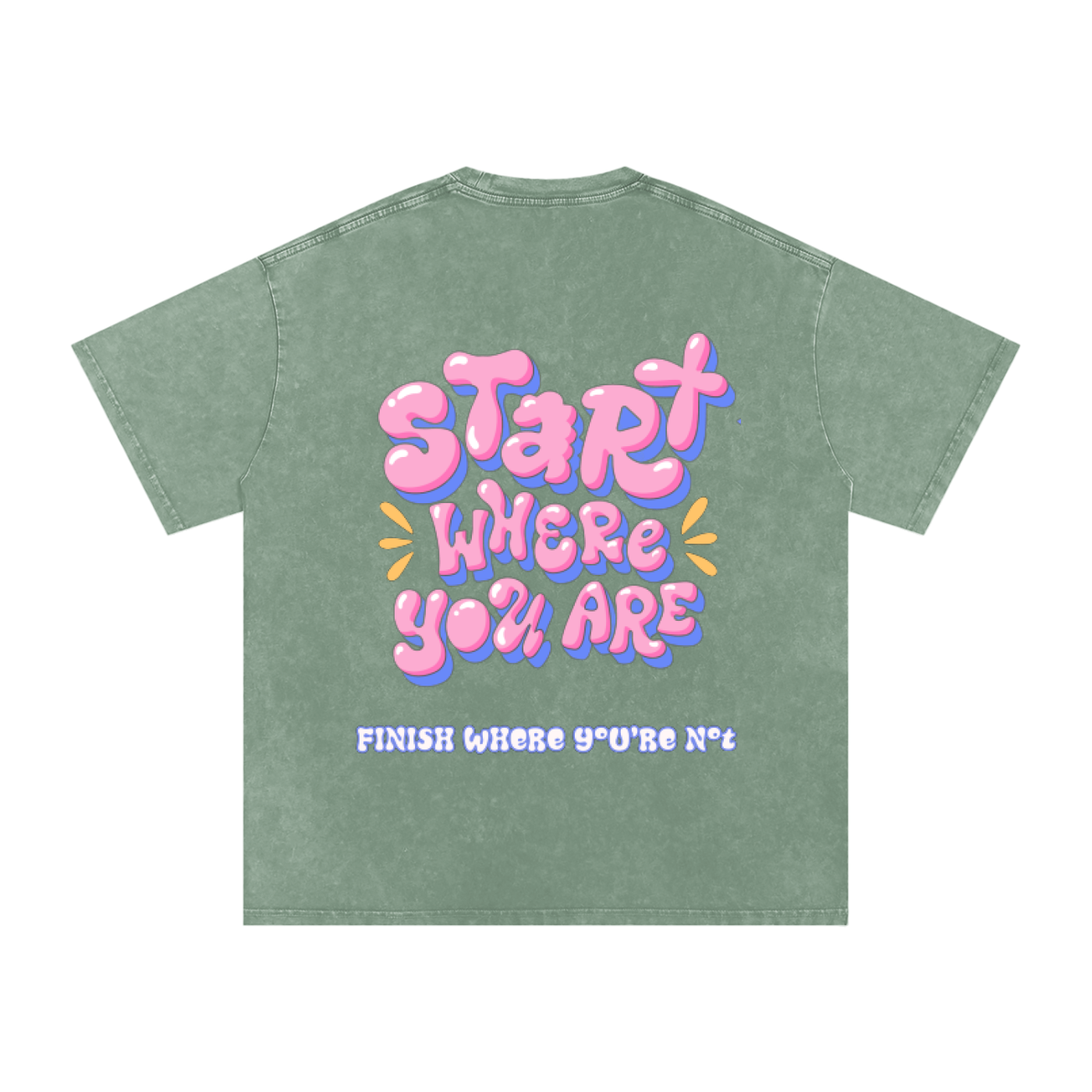 “Start 2 Finish” Oversized Luxury T-Shirt