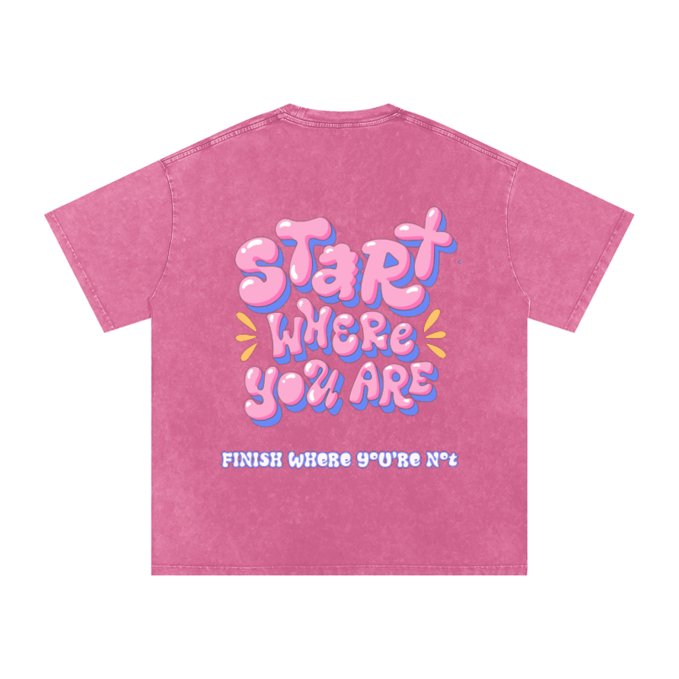 “Start 2 Finish” Oversized Luxury T-Shirt