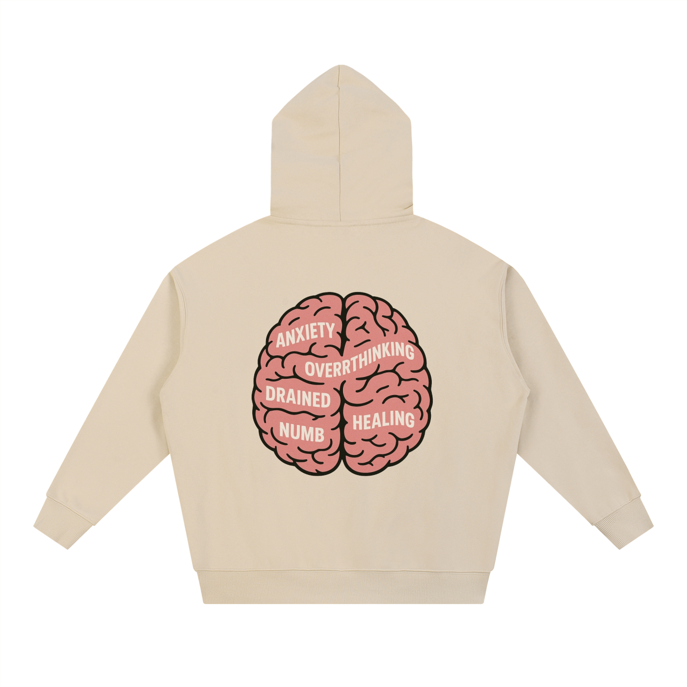 “Anxiety (Red) Mode” Hoodie